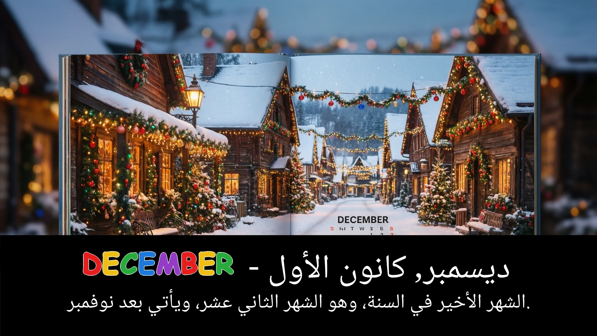 Arabic Illustration for December